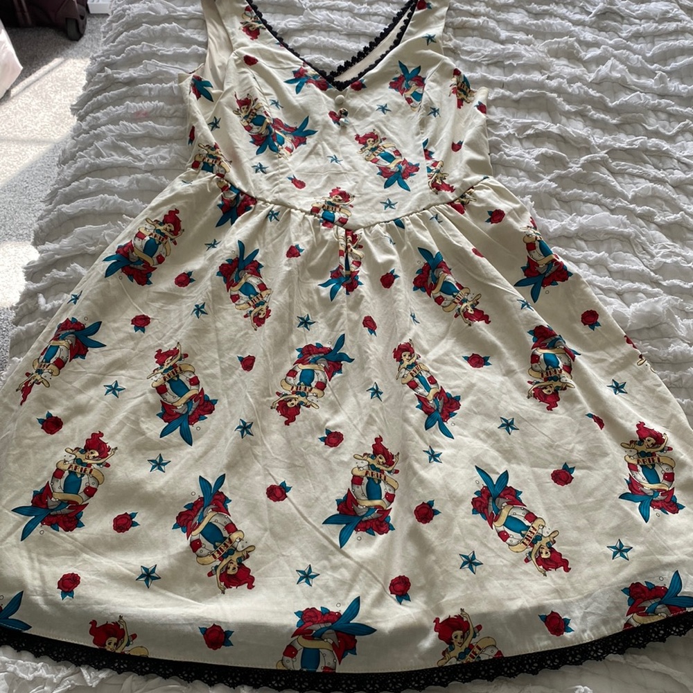 Disney Ariel woman's size small New cotton dress